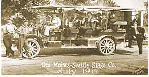 Neal Brother's Bus - July 1914
